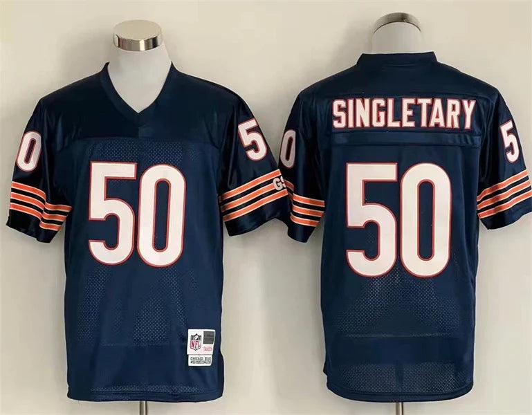 Mike Singletary Chicago Bears Jersey Mitchell & Ness product image 4, provided for visual reference and product detail review