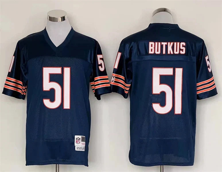 Dick Butkus Chicago Bears Official NFL Mitchell & Ness Jersey product image 3, provided for visual reference and product