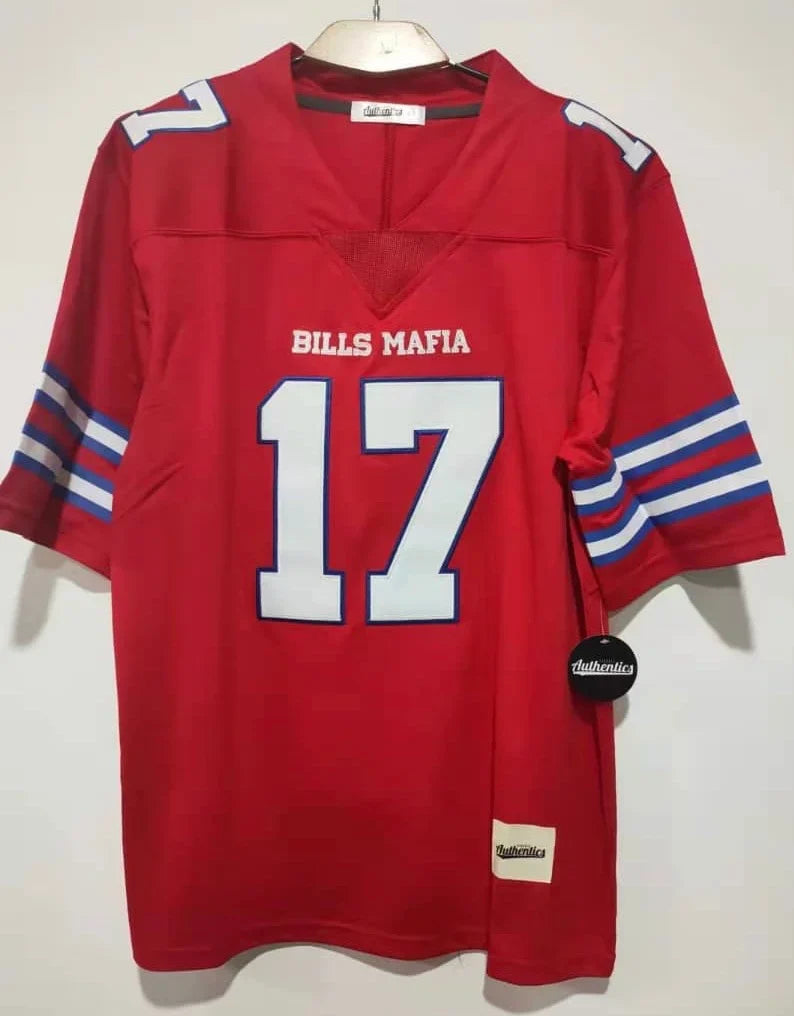 Josh Allen Buffalo Bills Jersey Red Classic Authentics product image 2, provided for visual reference and product detail