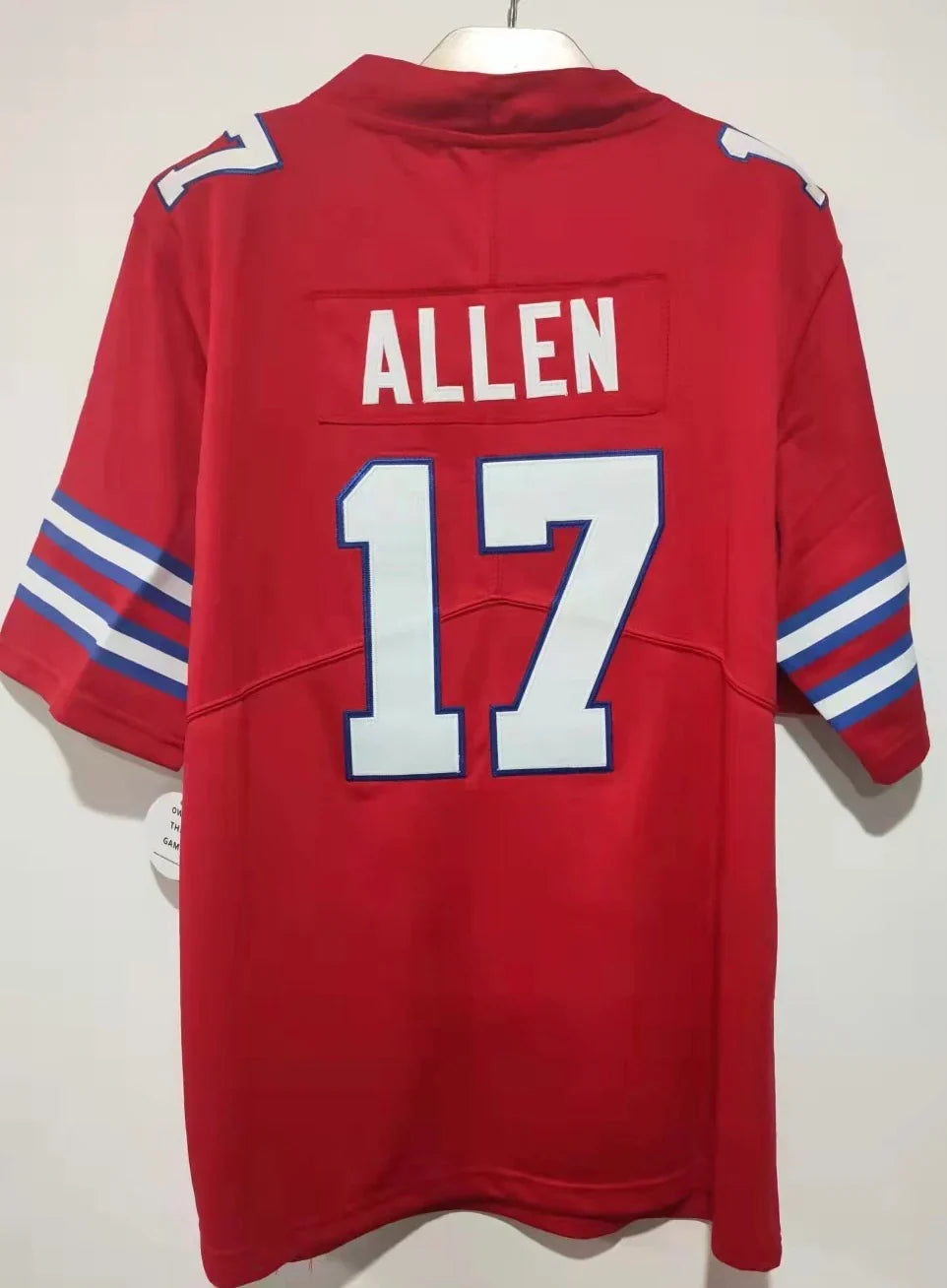 Josh Allen Buffalo Bills Jersey Red Classic Authentics product image 1, provided for visual reference and product detail