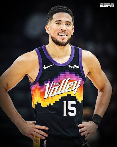 Devin Booker Phoenix Suns New #15 Jersey - Black - City Edition product image 1, provided for visual reference and product