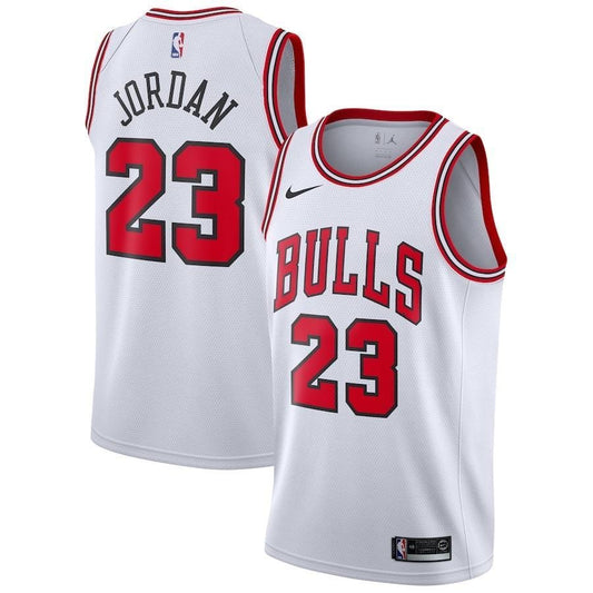 Michael Jordan Chicago Bulls Throwback Jersey - White product image 1, provided for visual reference and product detail