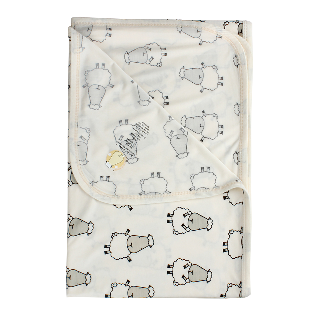 Single Layer Blanket Big Sheepz Yellow - 4T