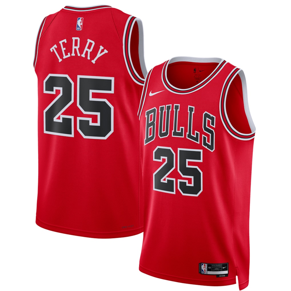 Dalen Terry Chicago Bulls Unisex 2022 NBA Draft First Round Pick Swingman Jersey - Icon Edition - Red product image 1,