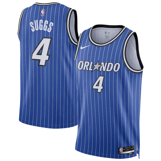 Jalen Suggs Orlando Magic Unisex Swingman Player Jersey - Icon Edition - Blue product image 1, provided for visual reference