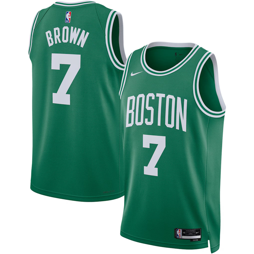 Jaylen Brown Boston Celtics Unisex Swingman Jersey - Icon Edition - Kelly Green product image 1, provided for visual