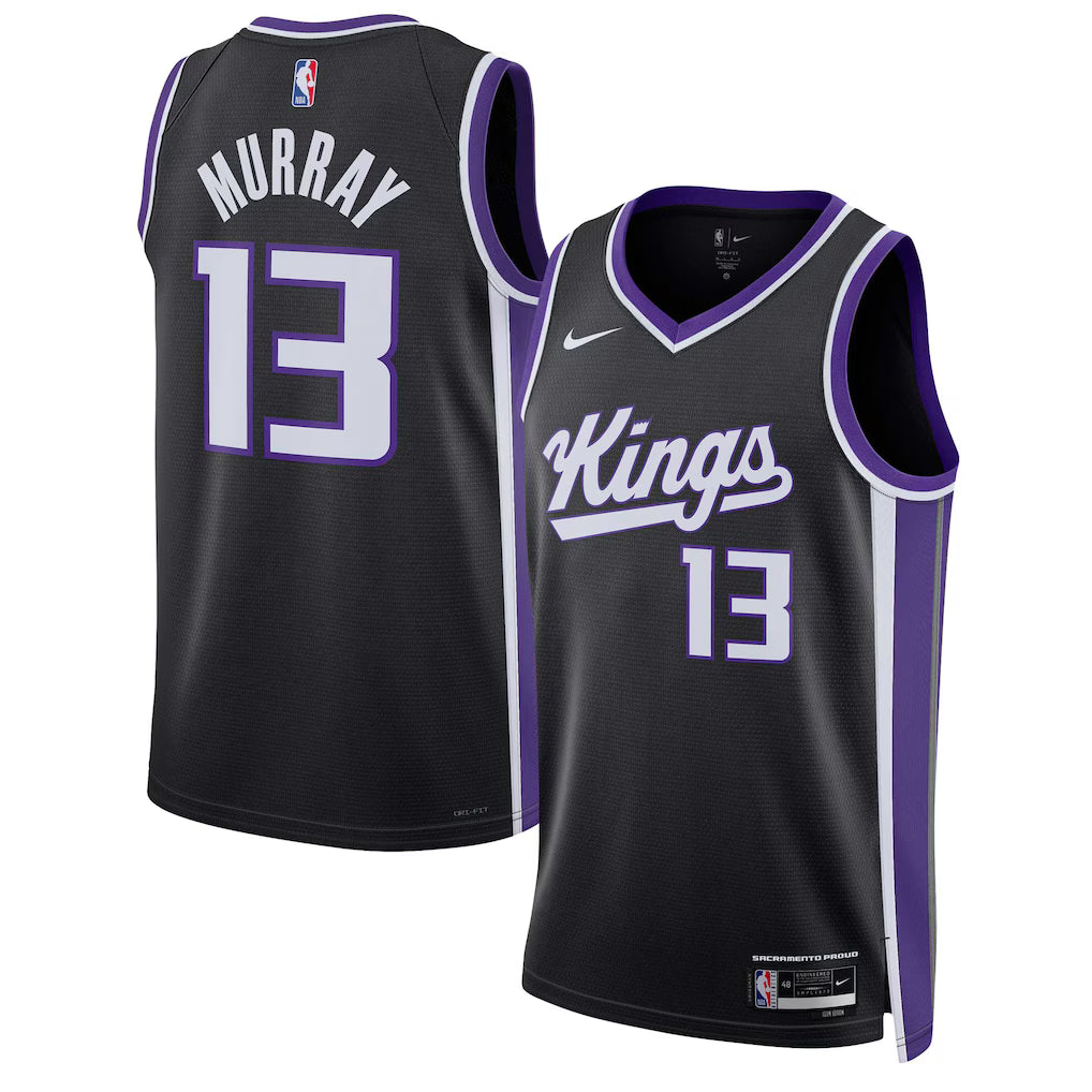 Keegan Murray Sacramento Kings Unisex Swingman Jersey - Icon Edition - Black product image 1, provided for visual reference