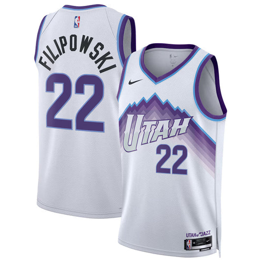 Kyle Filipowski Utah Jazz Unisex Swingman Jersey - Association Edition - White product image 1, provided for visual