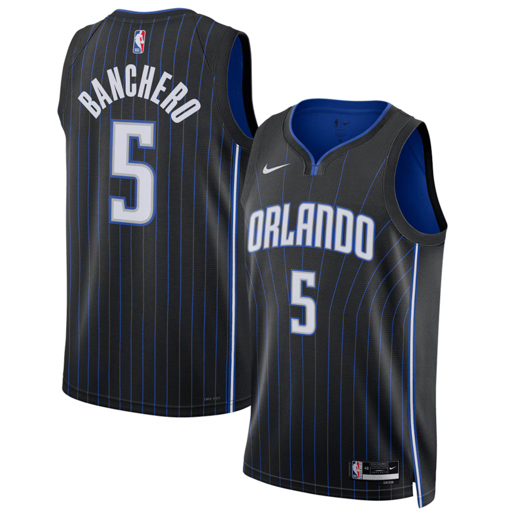 Paolo Banchero Orlando Magic Unisex 2022 NBA Draft First Round Pick Jersey - Icon Edition - Black product image 1, provided
