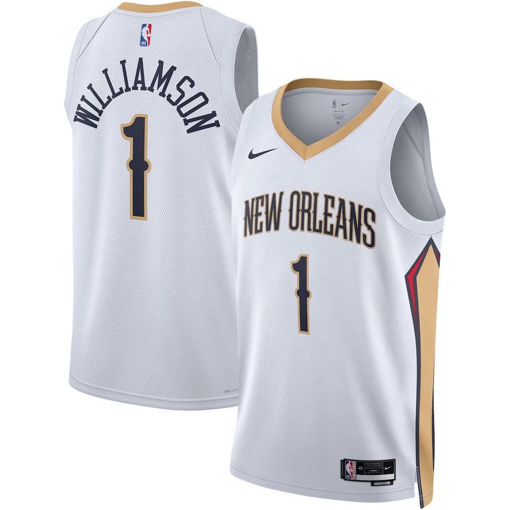 Zion Williamson New Orleans Pelicans Unisex Swingman Jersey - Association Edition - White product image 1, provided for